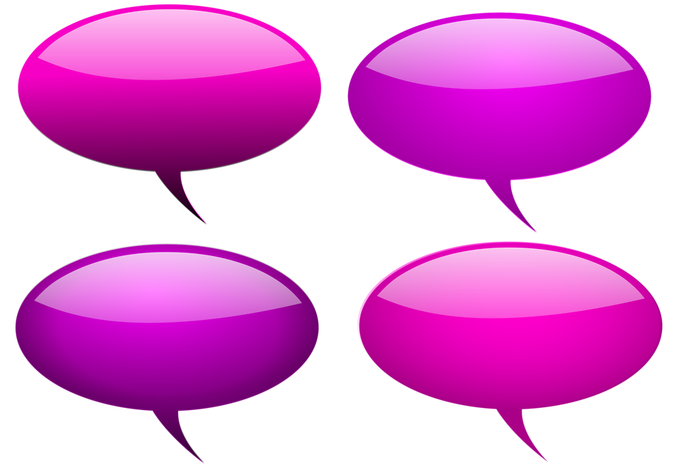 Free Stock Photos | Collection of glossy speech bubbles | # 15785 ...