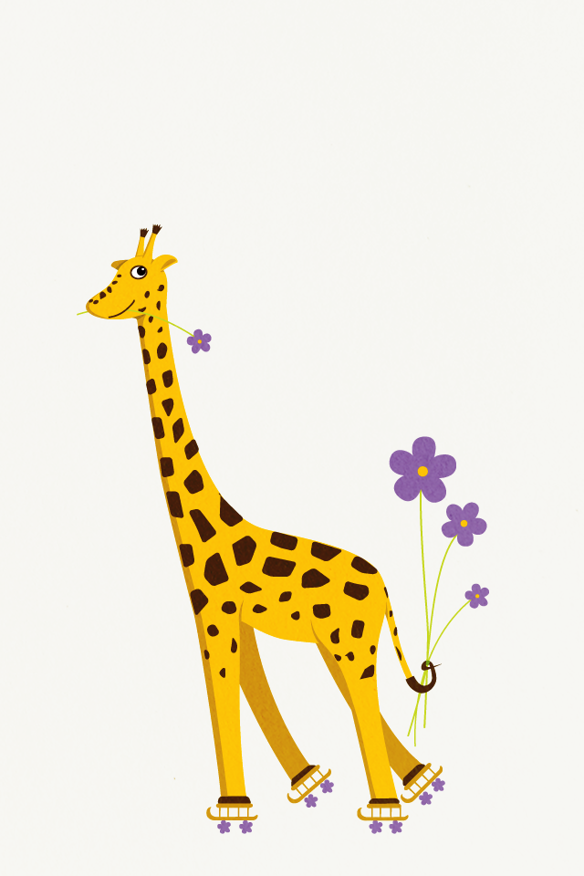 Cute Giraffe Cartoon | lol-