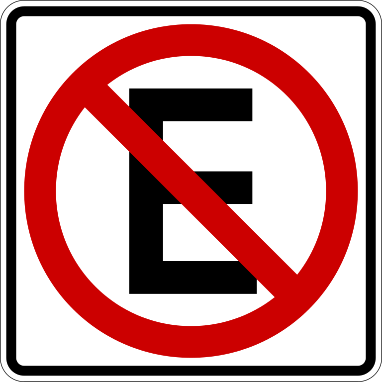 File:No Parking sign (Mexico).svg - Wikimedia Commons