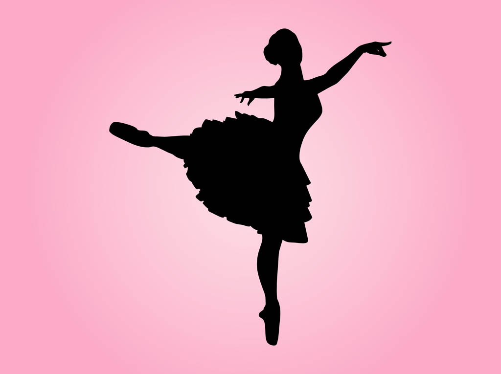 Pink Ballerina Silhouette Images & Pictures - Becuo