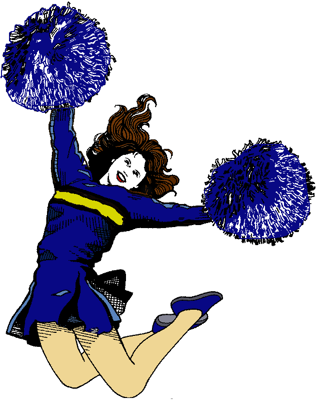 Collection of Graphics for Cheerleading Web Pages