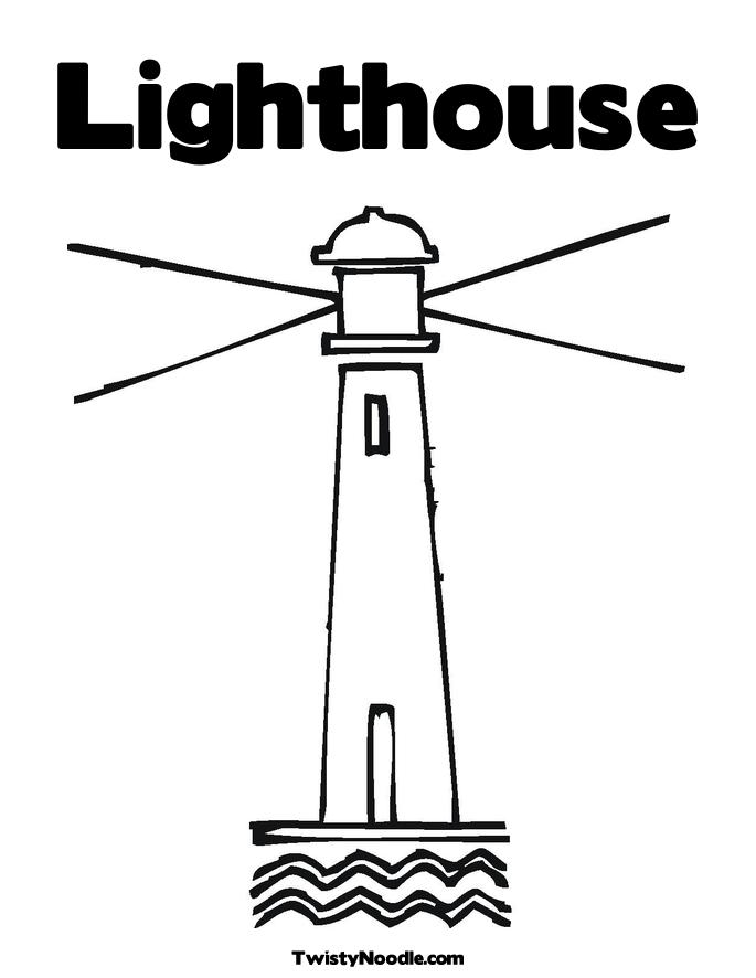 Pin Lighthouse Colouring In Pictures Coloring Pages Cake on Pinterest