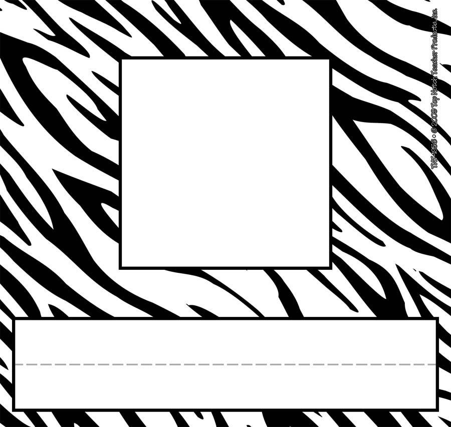 Zebra Print Border $2.99