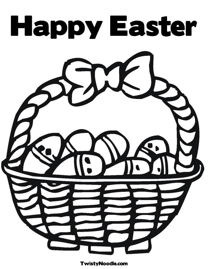 happy easter coloring pages for kids