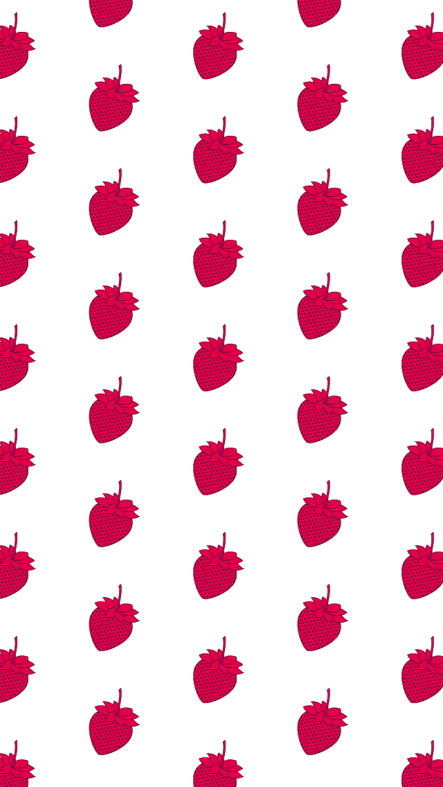 Strawberry iPhone Background | Graphic and Web Design – Salty ...