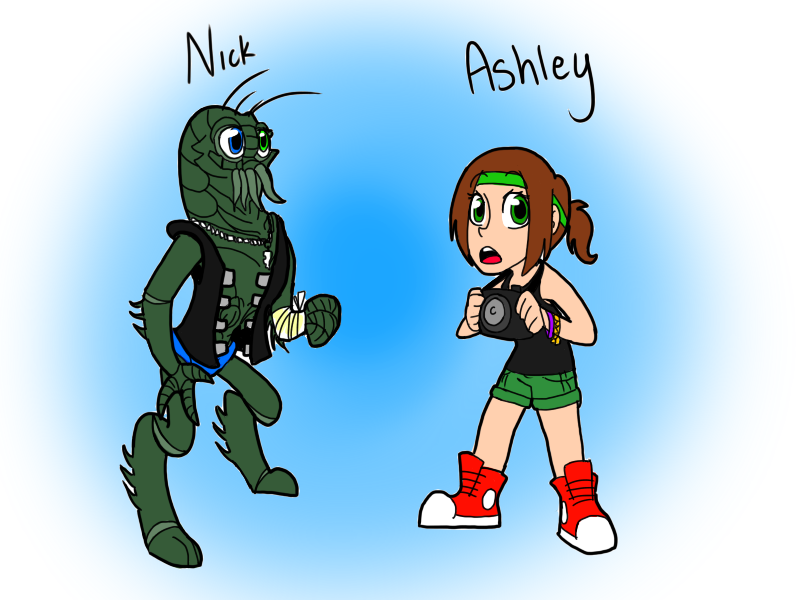 Cartoon Nick and Ashley by cookiecutter60 on deviantART