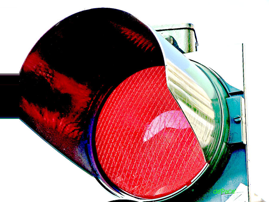 Stop Light by KJ DePace - Stop Light Digital Art - Stop Light Fine ...