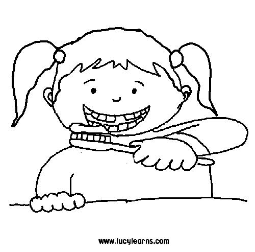 girl-brushing-missing-tooth- ...