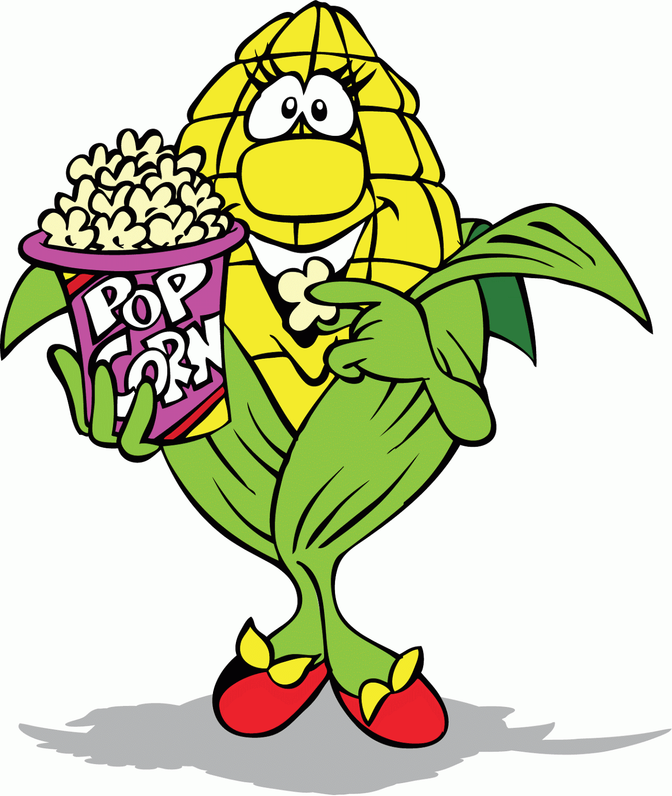 Cartoon Popcorn Images & Pictures - Becuo