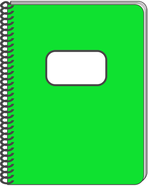 clipart of notebook - photo #3