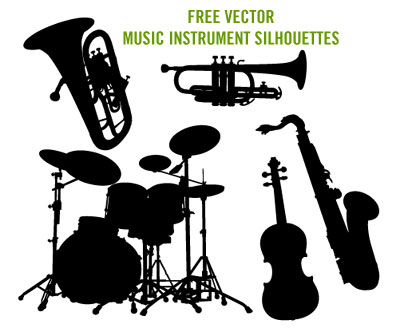 Free Vector : Music Instrument Pack from TraitDesigns ...