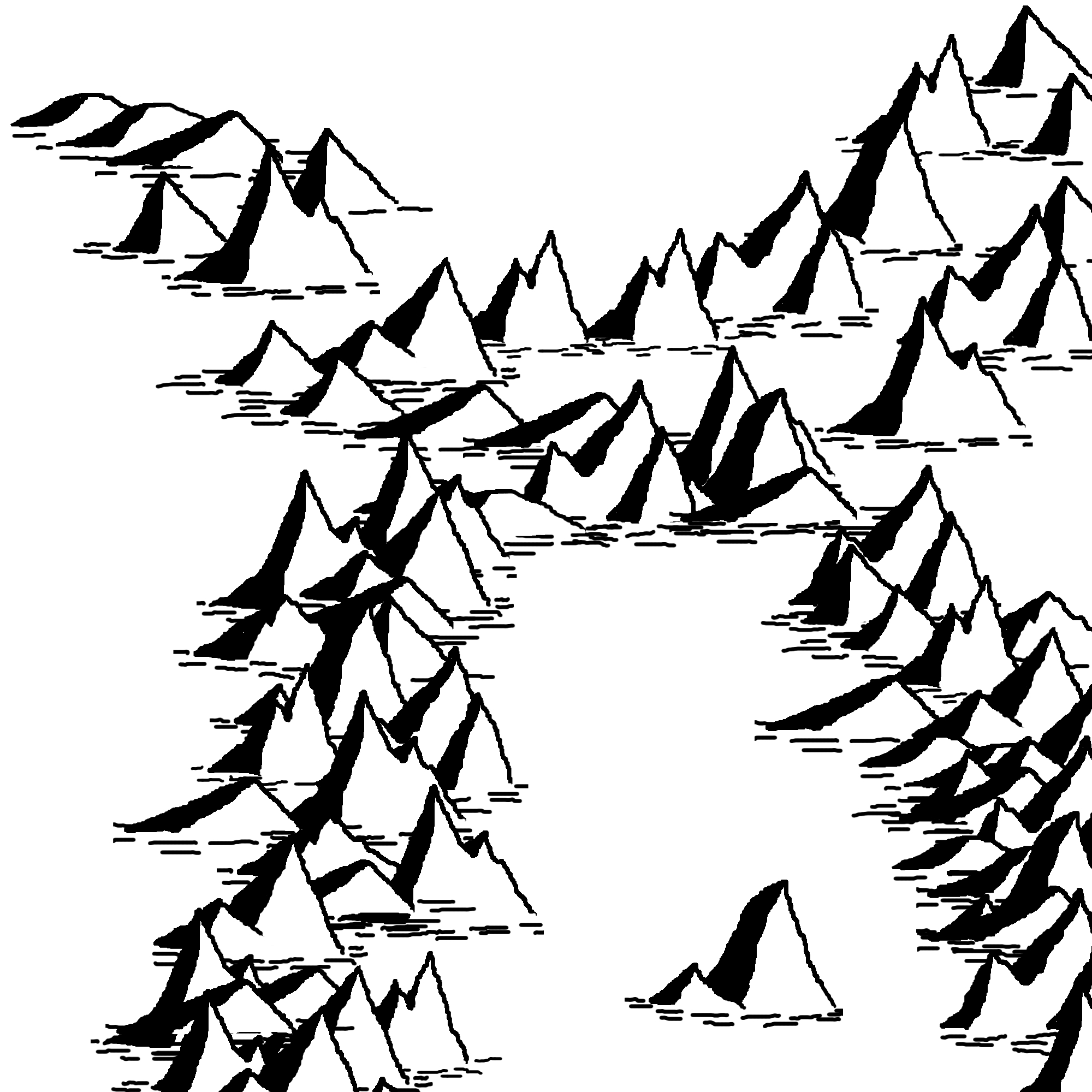 Mountain Line Art - Cliparts.co