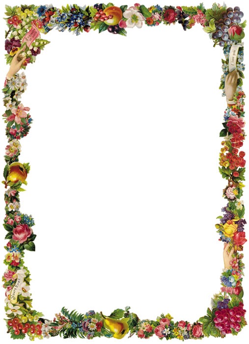 Floral Border Art - Cliparts.co