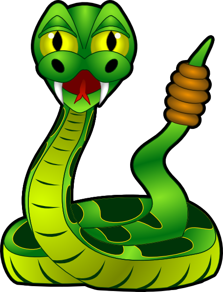 Rattle Snake clip art - vector clip art online, royalty free ...