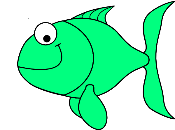 Green Fish clip art - vector clip art online, royalty free ...