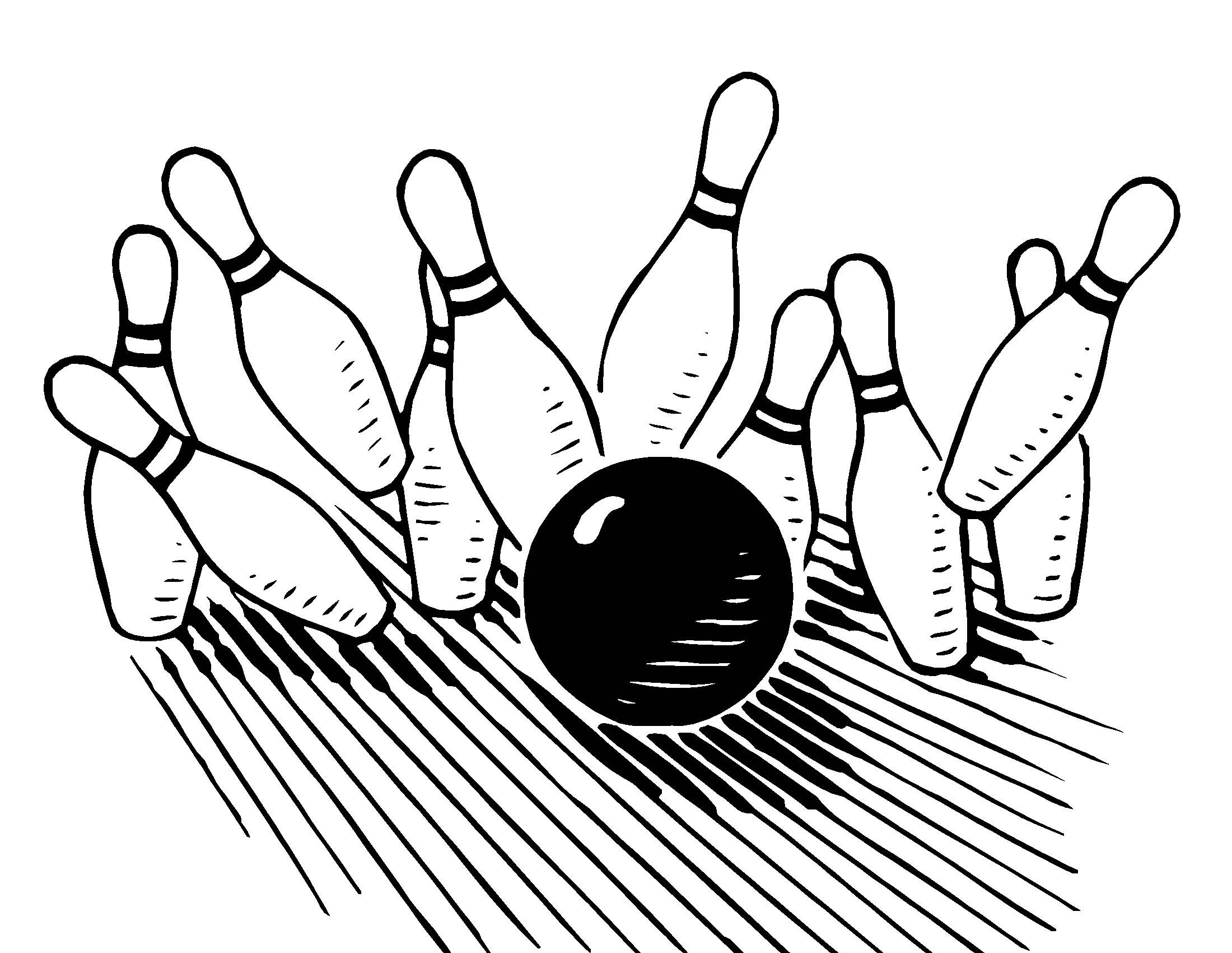 bowling with small balls and straight pins