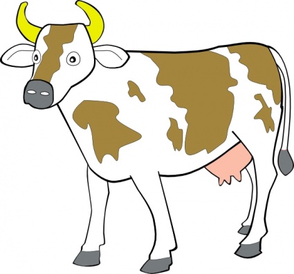 Cow Clipart Black And White | Clipart Panda - Free Clipart Images