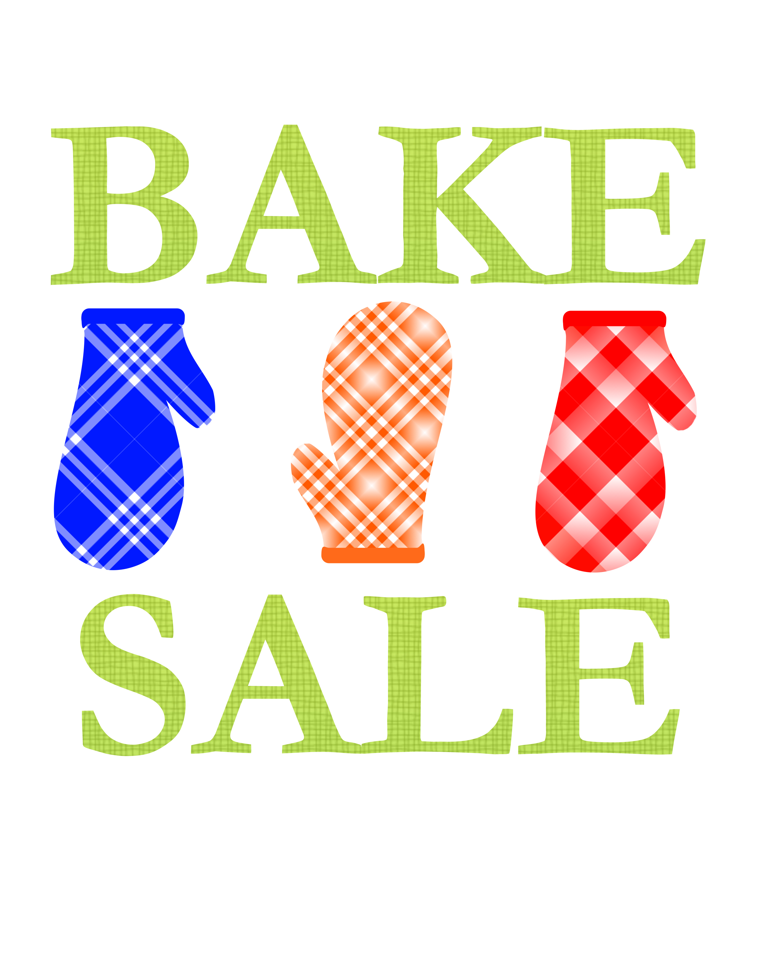 Oven Mitt Baking Flyer | Bake Sale Flyers – Free Flyer Designs