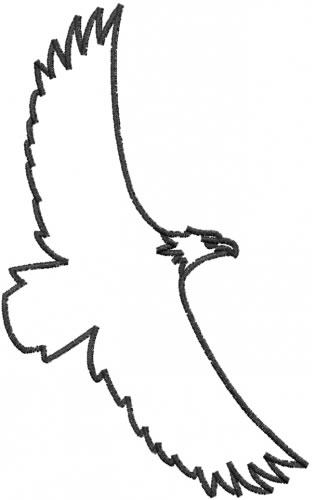 eagle clip art outline - photo #14
