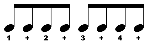 6 8 music notes