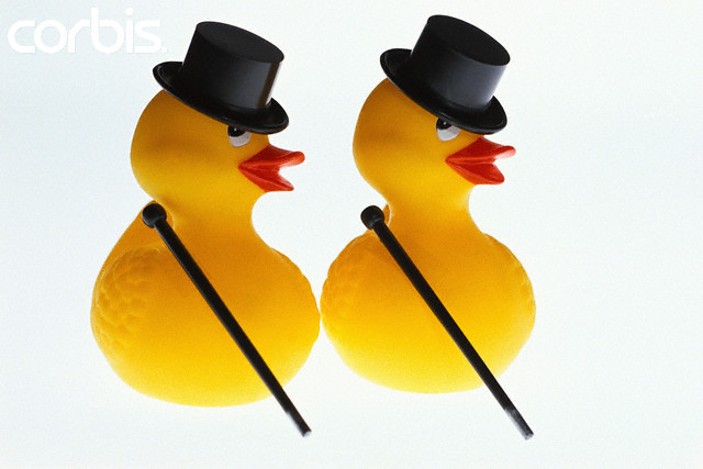 Rubber Ducks with Top Hats and Canes - CB042124 - Royalty-Free ...