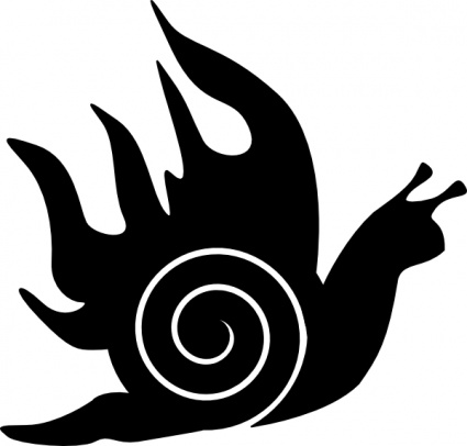 Snail On Fire clip art - Download free Other vectors