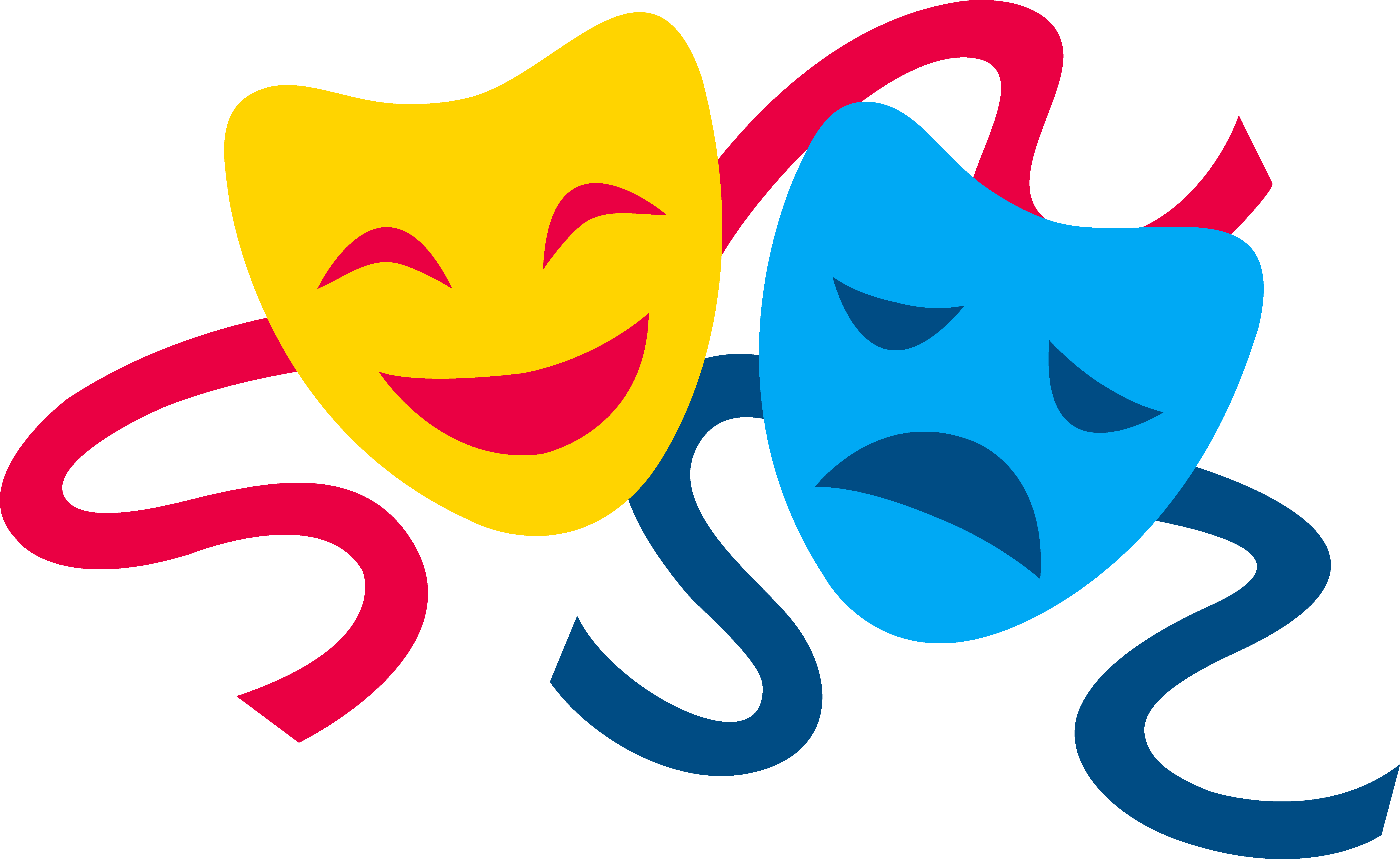 Simple Theatre Masks - ClipArt Best