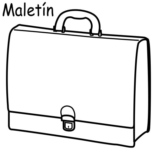 briefcase, free coloring pages | Coloring Pages