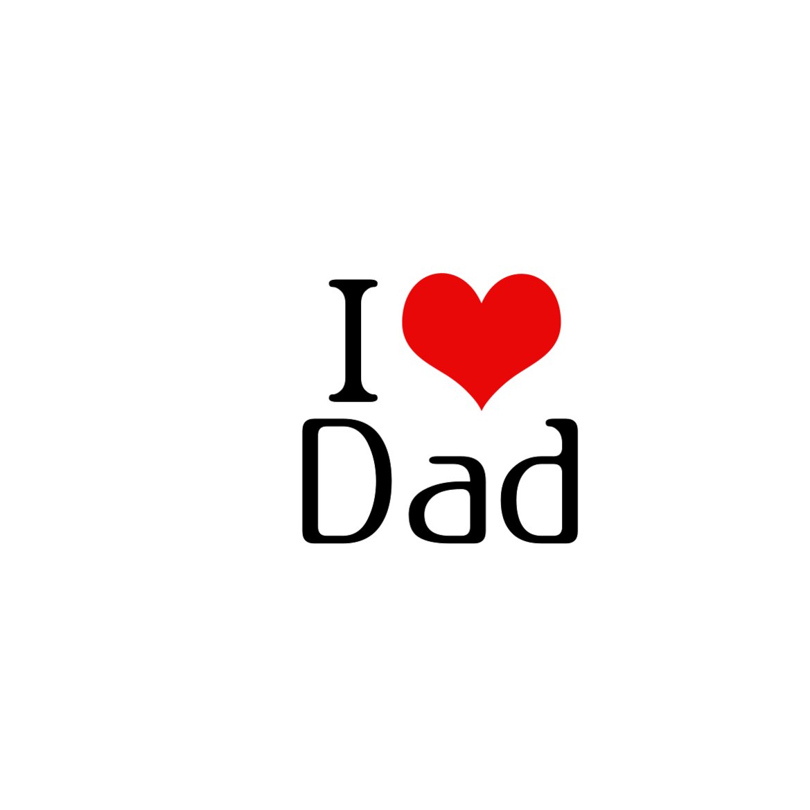 i love dad on Photo Magnet | Round Shape | Personalized Photo ...
