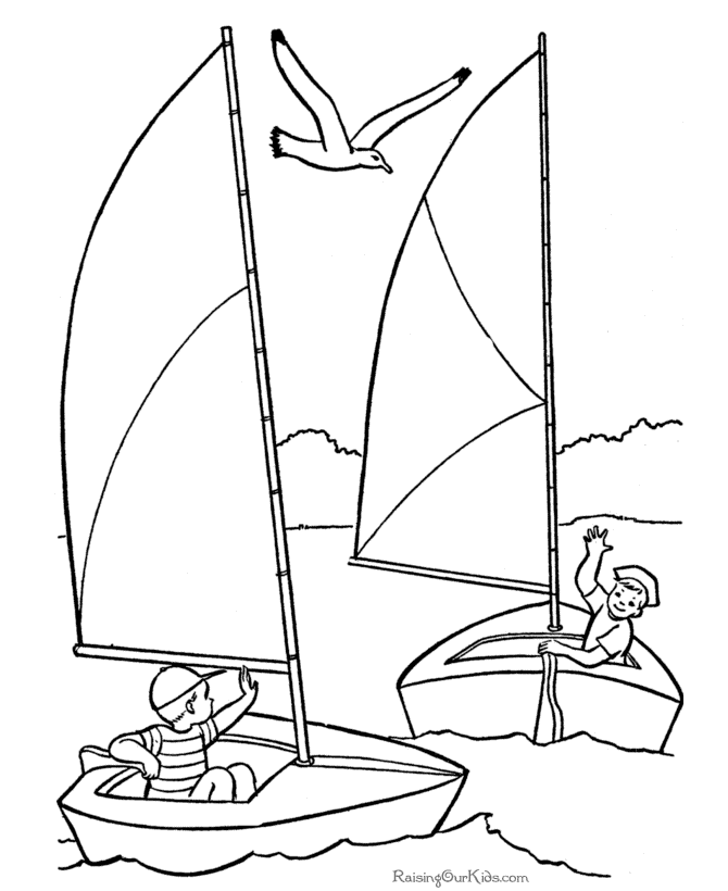 Boat Pictures For Kids - AZ Coloring Pages