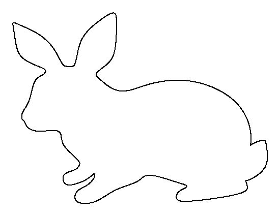 Printable Rabbit Template