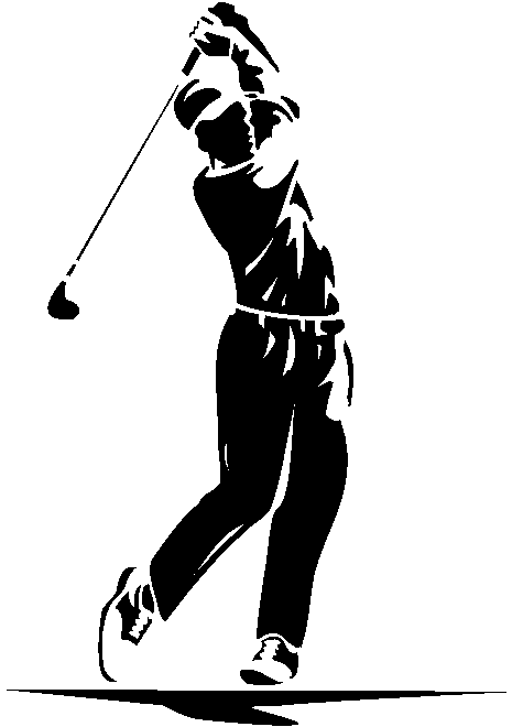 free golf silhouette clip art - photo #29