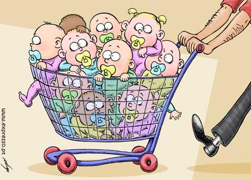 Baby market By rodrigo | Love Cartoon | TOONPOOL