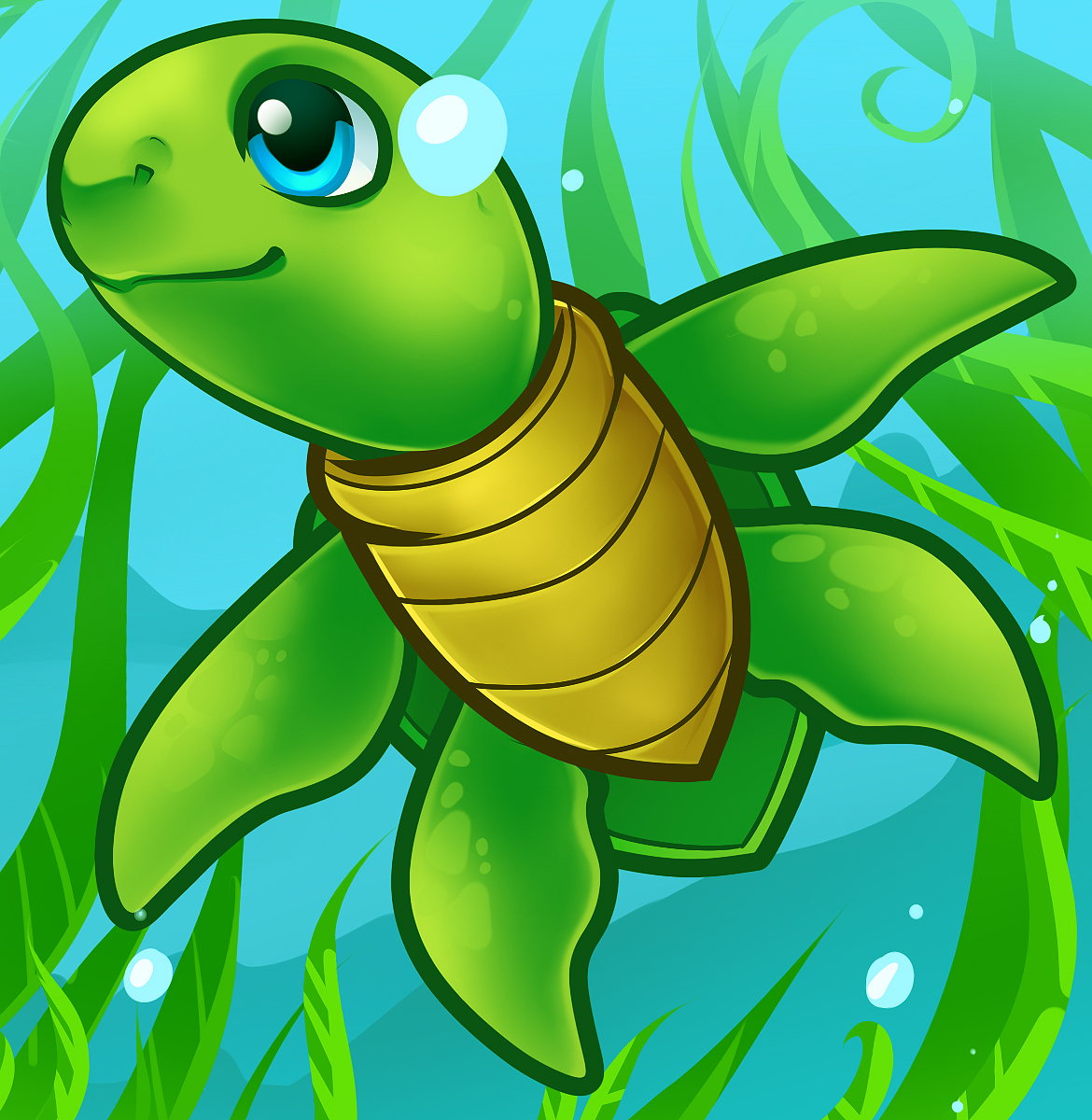 DeviantArt: More Like Cartoon Sea Turtle by Dragoart
