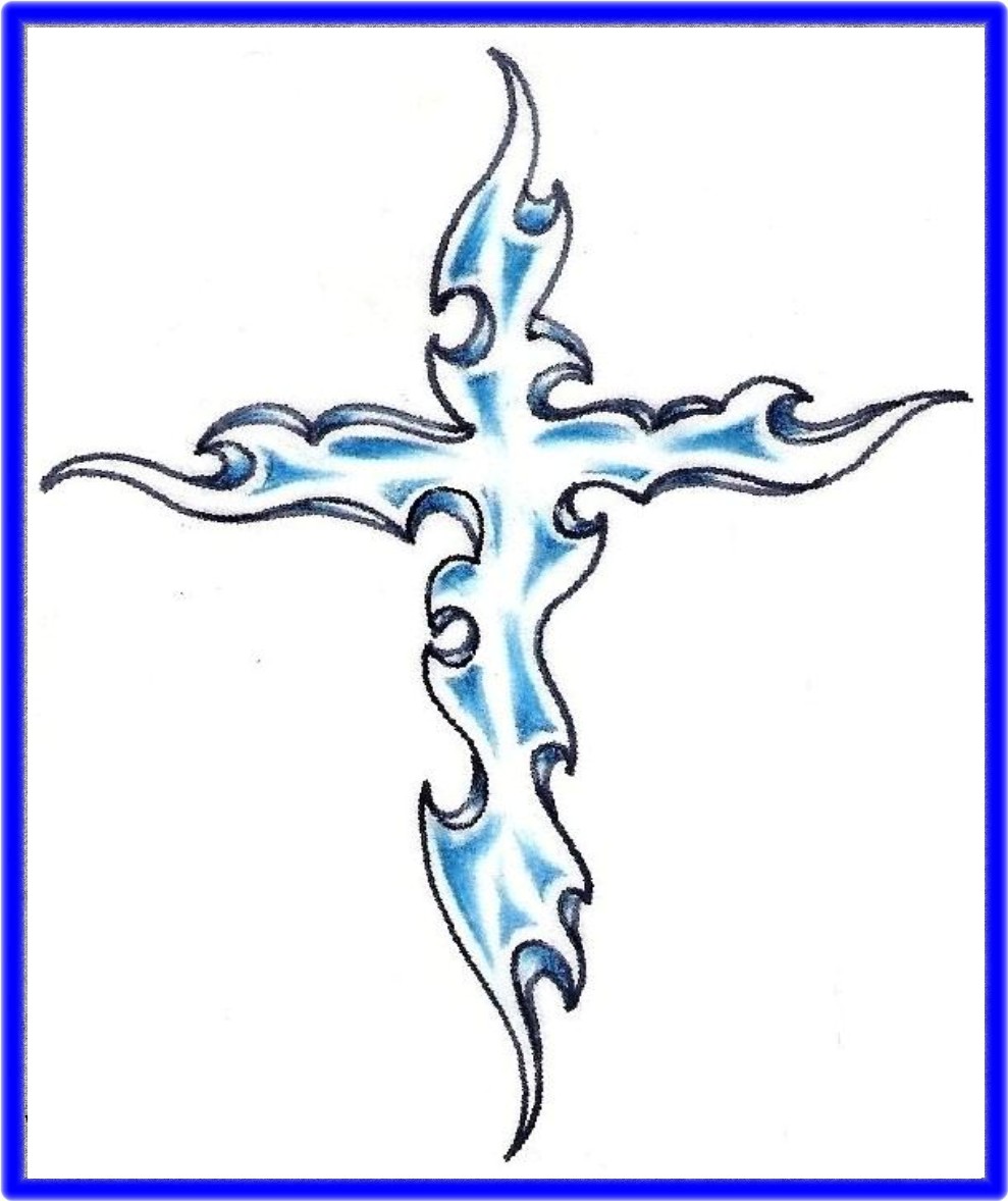 Images For > Cool Drawings Of Crosses With Wings