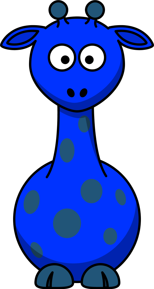 Cartoon giraffe - vector Clip Art