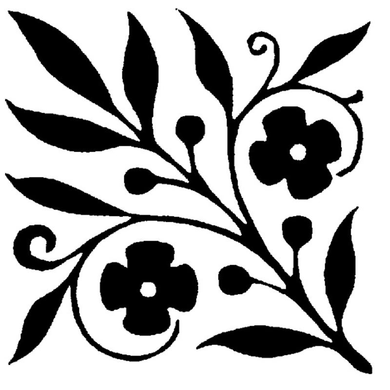 Personal Impressions Floral Pattern Rubber Stamp | Hobbycraft
