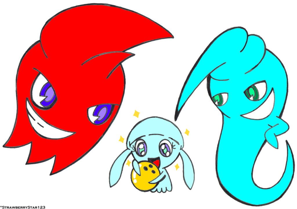 deviantART: More Like Pacman And The 3 Ghosts Pokemon Trozei Style ...