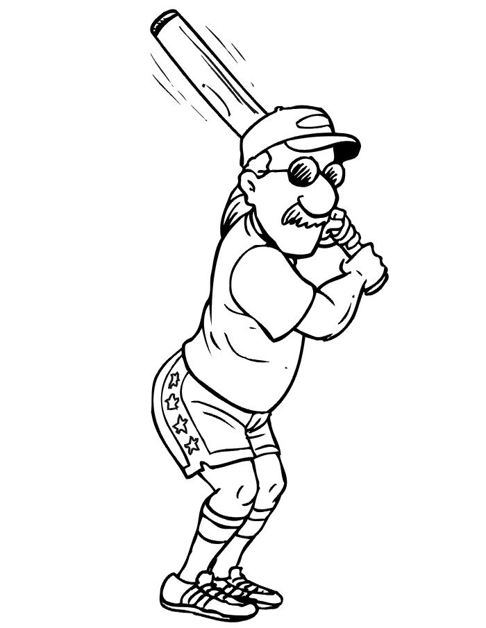 Mlb Catchers Coloring Pages