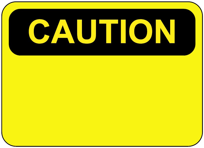 Yellow Caution Sign Images & Pictures - Becuo