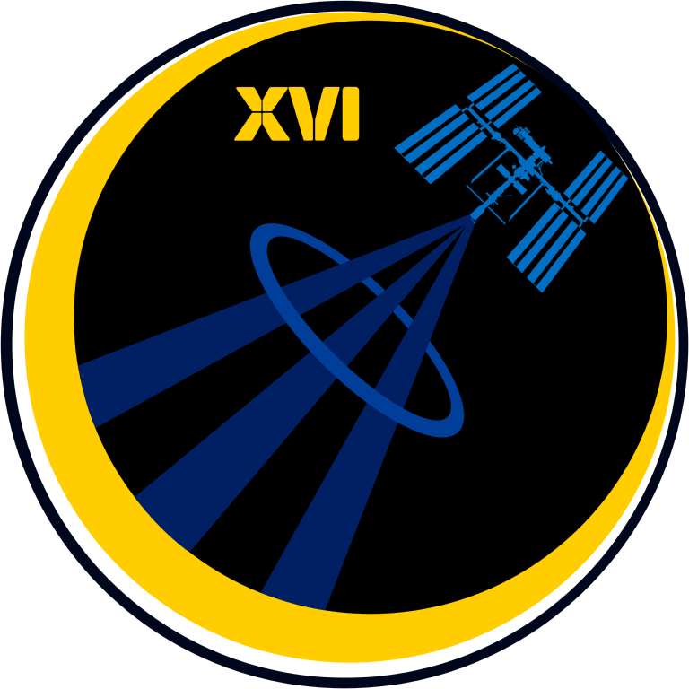 File:ISS Expedition 16 patch.png - Wikimedia Commons