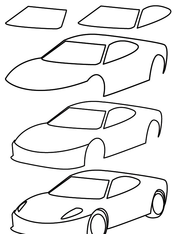 Drawing car