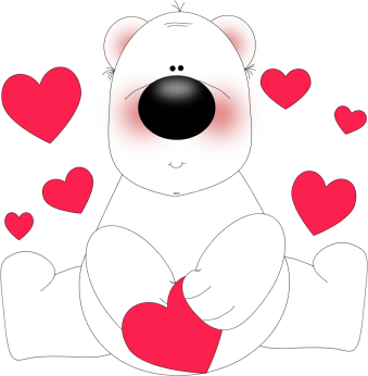 Bear In Love Clip Art - Bear In Love Image