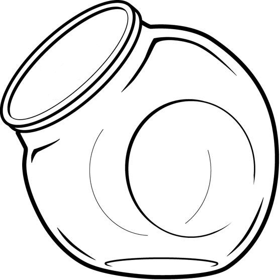 Cookie Jar Clipart Black And White | Clipart Panda - Free Clipart ...