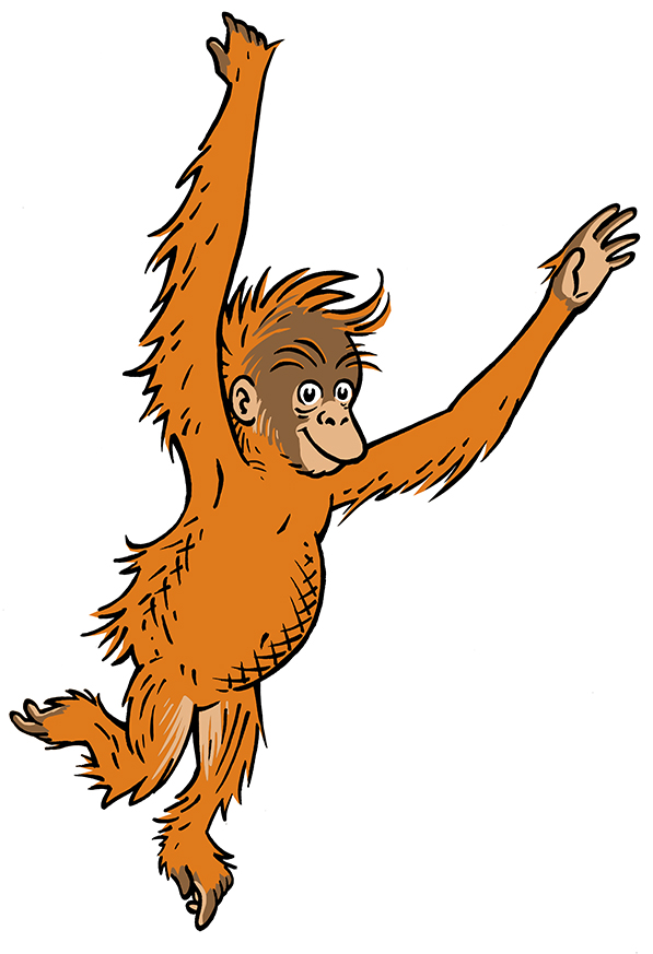 Cartoon Orangutan - Cliparts.co