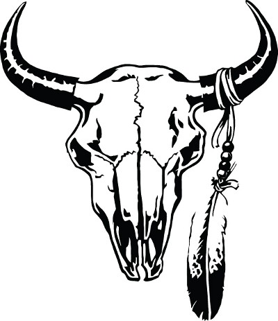 Bull Skull Drawing - ClipArt Best