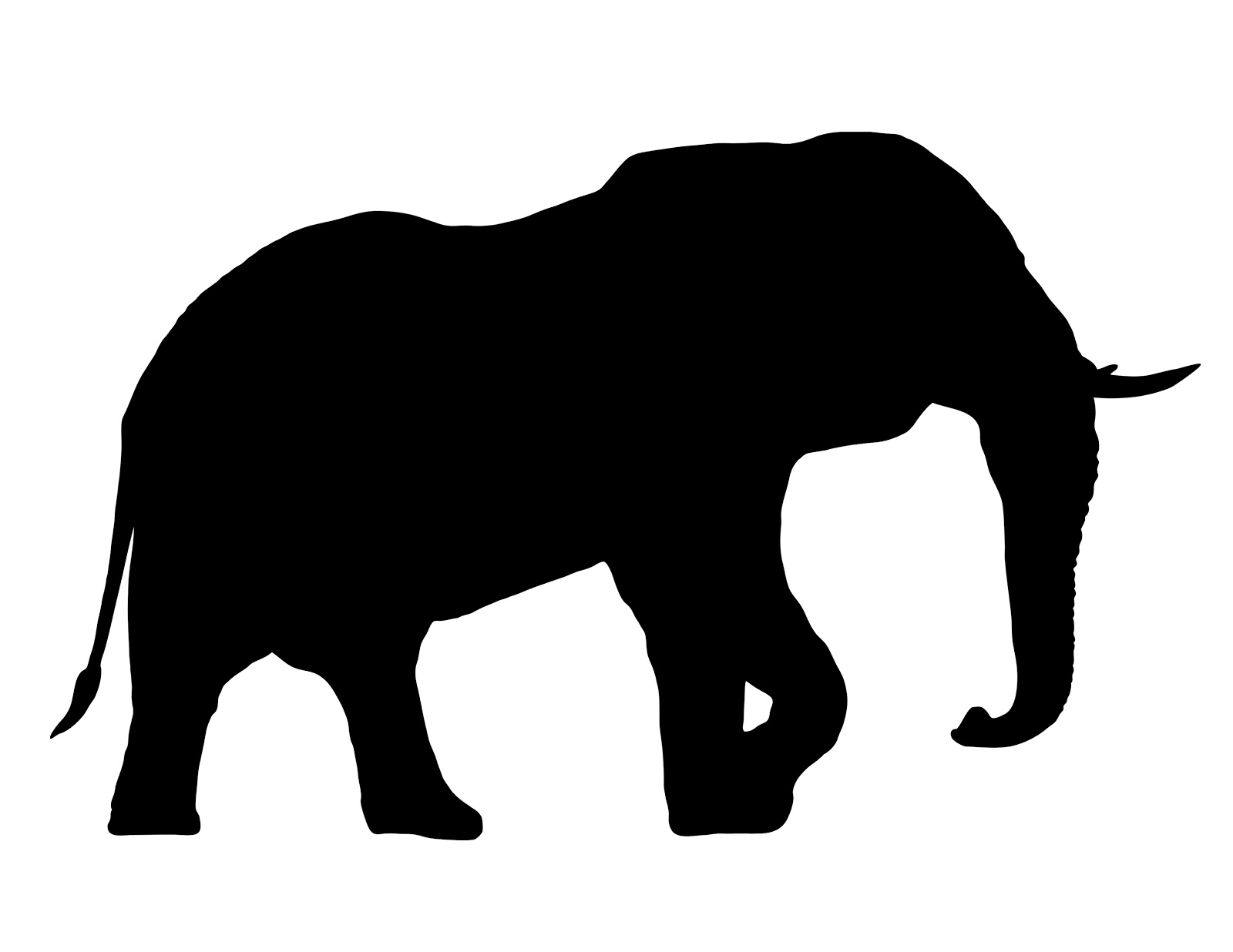 free clip art elephant silhouette - photo #45