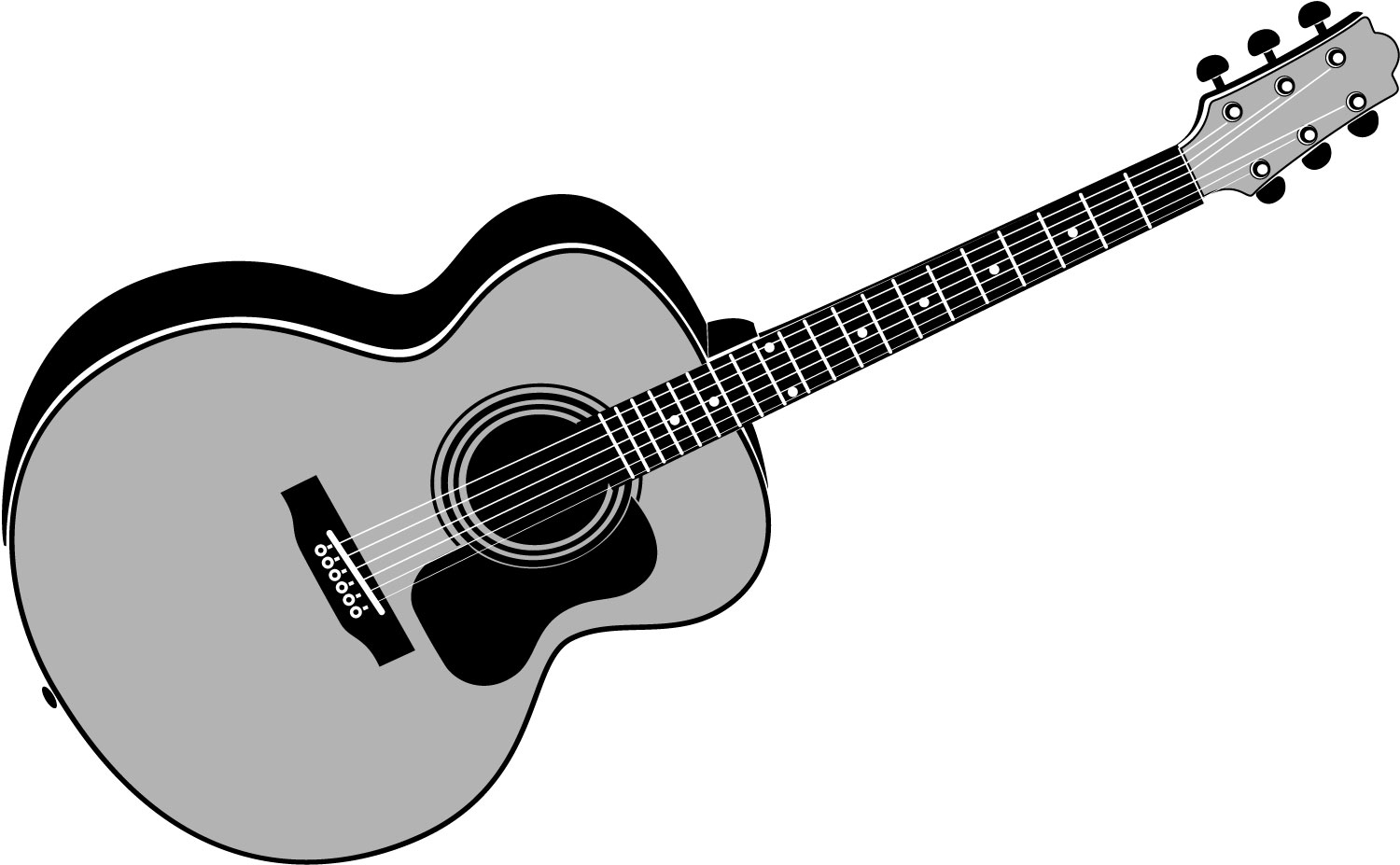 Pix For > Acoustic Guitar Clipart