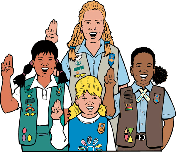Pix For > Girl Scout Brownies Clipart