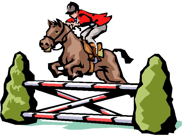 horse jumping clipart - photo #24